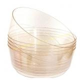 Hioasis 8 Pack Gold Glitter Serving Bowls