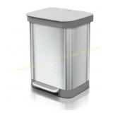 13 Gal Stainless Trash Can, Series 2