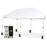 Crown Shades 10x15 Pop Up Canopy, White