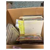 Box of Vinyl Records