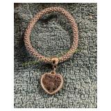 Unverified Tree of Life Heart Bracelet