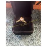 Unverified Size 10 Brilliant Cut Engagement Ring