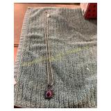 22in Ladies Starburst Pendant Necklace
