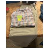 Size 3XB Button Down + 48x30 Chinco Pants