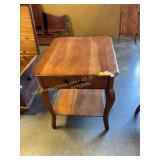 End table with drawers