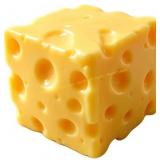 Cheese Squishy Stress Relief Toy (Yellow-1PC)