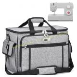 CAB55 Sewing Case with Padding, Gray 17x13x14"