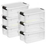 Sterilite 18 Qt Ultra Latch Box (6-Pack)