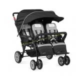 Gaggle Compass Quad 4-Seat Stroller, Black