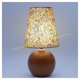 Vintage Wood Night Lamp with USB (Floral)