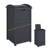 Suncast 33 Gal Outdoor Trash Can Hideaway