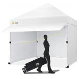 CROWN SHADES 10x10 Pop Up Canopy Tent White