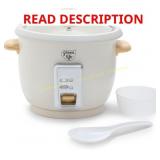 GreenLife Electric Rice Cooker, 3-Cup/6-Cup