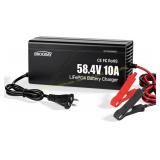 48V 10A LiFePO4 Charger 58.4V Fast Charge