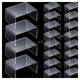 24 Pieces Acrylic Risers for Display (4x3x2")