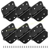 6 Pack Stainless Steel Hinges, 4x4