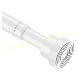 White Adjustable Curtain Rod 33-56in