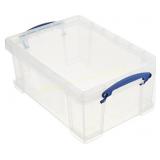 2ct. Really Useful 9.0 Liter Box, Clear