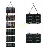 JUXYES Wall Hanging Shoe Holder (432 Holes)