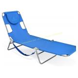 Ostrich Original Chaise Lounge 72"x22" Blue