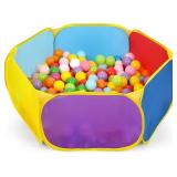 Eocolz Kids Ball Pit Pop Up Playhouse, Multi-Color