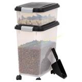 IRIS Airtight Pet Food Storage with Scoop