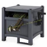 Suncast 100 ft Garden Hose Reel Hideaway Grey