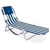 Ostrich Chaise Lounge 72"x22" Blue Stripe