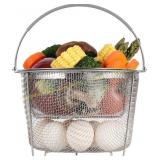 AOZITA Steamer Basket 6/8 qt, 18/8 Steel