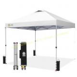 Crown Shades 12x12 Pop Up Canopy Tent, Grid Gray