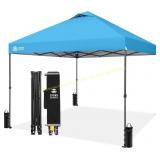 CROWN SHADES 10x10 Pop Up Canopy Tent, White
