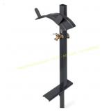 Sun Joe Hose Stand with Brass Faucet, Gray