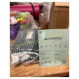 Litanika Multicolor Stripe Comforter Set, 2 Cases