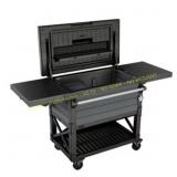 Keter Portable Patio Cooler with Wheels, Gray