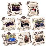 Weysat 8 Pack 4x6 Graduation Photo Frames, Wood