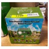 Solar-Powered and Motion Activated Animal Repeller