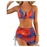 Aidonger Drawstring Bikini Sets for Women