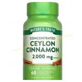 Natures Truth Ceylon Cinnamon 2000mg Chromium