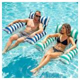 Jasonwell Inflatable Pool Float   Mesh Chair