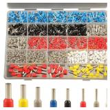 1200pcs Wire Ferrule Terminals Kit (8 Types)
