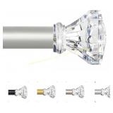 TVWOO Acrylic Curtain Rod 66-120"