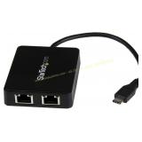 StarTech USB-C Dual Gigabit Ethernet Adapter