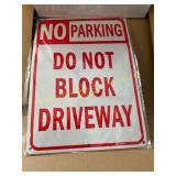 No Parking Sign & Wall Art