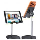LISEN Adjustable Desk Phone Stand, Black