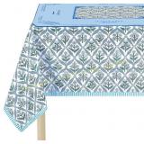 Mahjong Tablecloth 55" x 55" Blue Flower