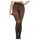 CHRLEISURE Fleece Lined Tights Warm Pantyhose