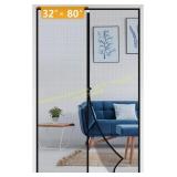 Yotache Magnetic Screen Door 32"x80" Black