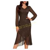 Sz L DRESSTELLS Sequin Wedding Guest Dress