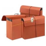 3 Packs Expanding File Pockets with Flap