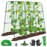 50"x48"Cucumber Trellis, Garden Arch Trellis for C